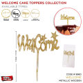 Welcome Acrylic Cake Toppers For Baby Shower Celebration Wedding Welcome Family Party Supplies Decorations Cupcake & Cake Topper. 