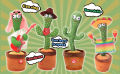 Cute Dancing Cactus Toy With 120+ Songs Recording Features and Chargable For Toddlers - Q10900. 