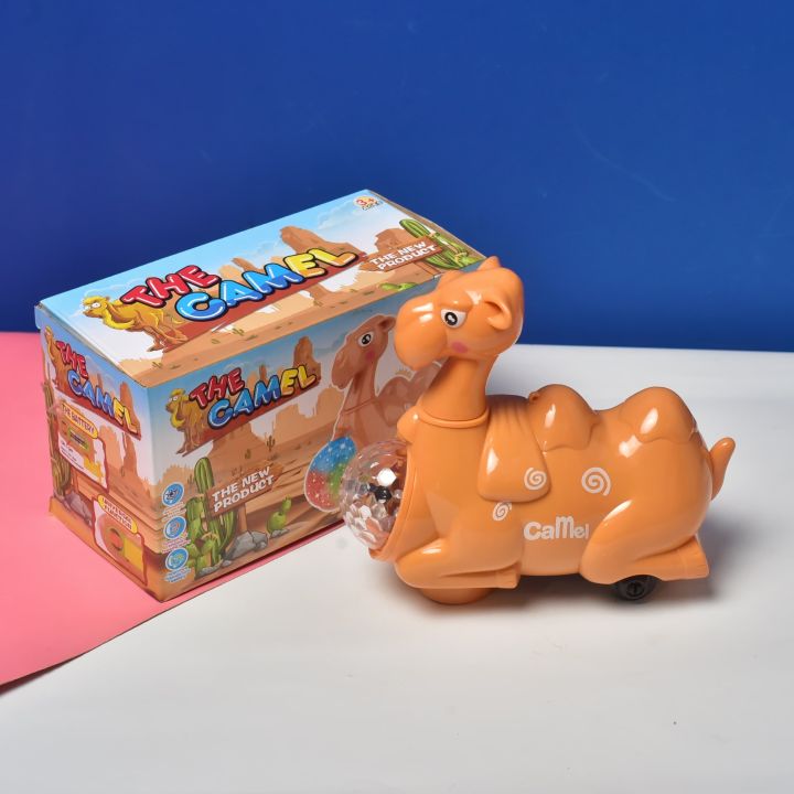 Camel Toy For Kids With Heavy Lighting & Music Battery Operated