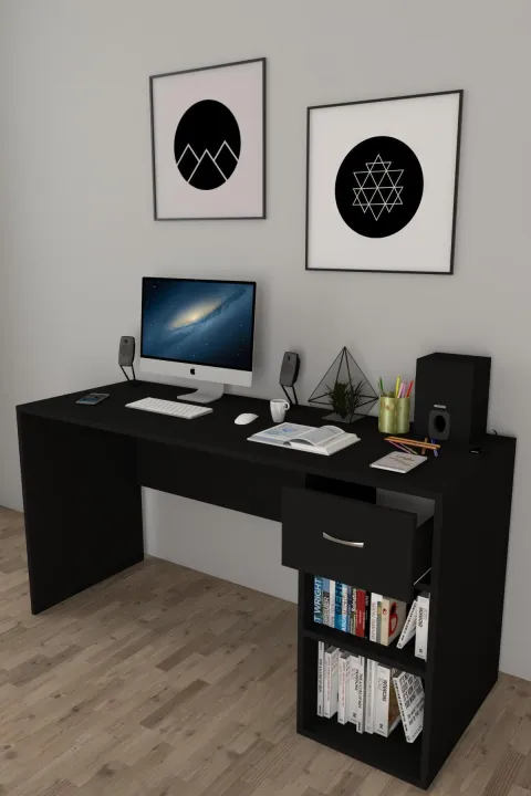 Home%20Office%20Desk%20(Study%20Table)%20Simple%20With%20One%20Drawer,Black%20And%20White%20-%20Image%202