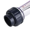 Flowmeter - LZS-40D Flow Meter - 0.6-6m3/H Plastic Tube Liquid Water Rotameter - Flow Measuring Instruments - Water Testing Meter. 