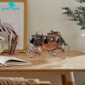 Simulated Carriage Shape Wild West Cowboy Carriage Diy Assembly Model Educational Toy Collectible Gift Diy Carriage Model. 