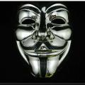-Halloween Vendetta Masquerade Horror Mask Hacker Male/Female V Character Vendetta Mask. 