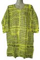 Black Linen Block Print Stitched Kurti for Women ST-06 GPS-60A. 