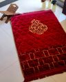 Super Soft Muslim Prayer Rug Orthopedic Padded Foam Cushion 100% Raschel Thick Velvet Non-Slip Janamaz. 