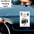 Car Mirror Hanging Card ,Car ISM Picture Of Imran Khan On Hanging Card And Dua Saffer(YAHA AP APNI PASAND KI B DONO SIDE PE PICTTURES LAGWA SAKTY HY). 