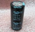 100uf 450v Electrolytic capacitors. 