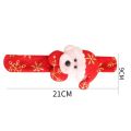 for Children Party Gift Bracelet Buckle Ring Christmas Slap Bracelets Elk Snow Man Clap Hands Buckle Ring Christmas Decoration Christmas Slap Circle Patting Circle Hands Clap Circle Hand Pat Circle. 
