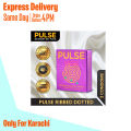 Condoms - Ribbed Dotted Delay By Pulse - 3 Condoms Pack. 