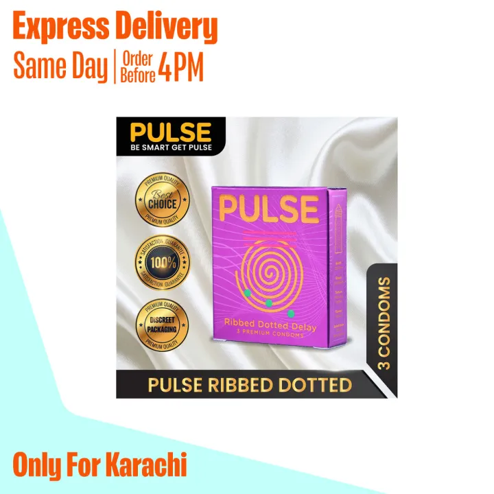Condoms%20-%20Ribbed%20Dotted%20Delay%20By%20Pulse%20-%203%20Condoms%20Pack%20-%20Image%204