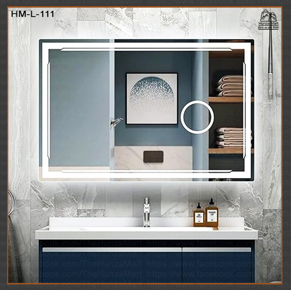 LED Bathroom Mirror | Smart Lighted Vanity Makeup Wall Mounted Mirrors ...