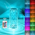Crystal Lamp Rose Light Diamond Lamp 16 Colors Changing with Remote Control. 