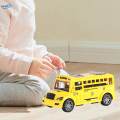 School Bus Toy Educational Durable Pull Back Bus for Children Preschool Gift. 