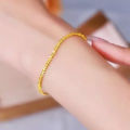Korea Gold Plated Bracelet Gypsophila Bracelet Birthday Gift Women Jewelry Accessories. 