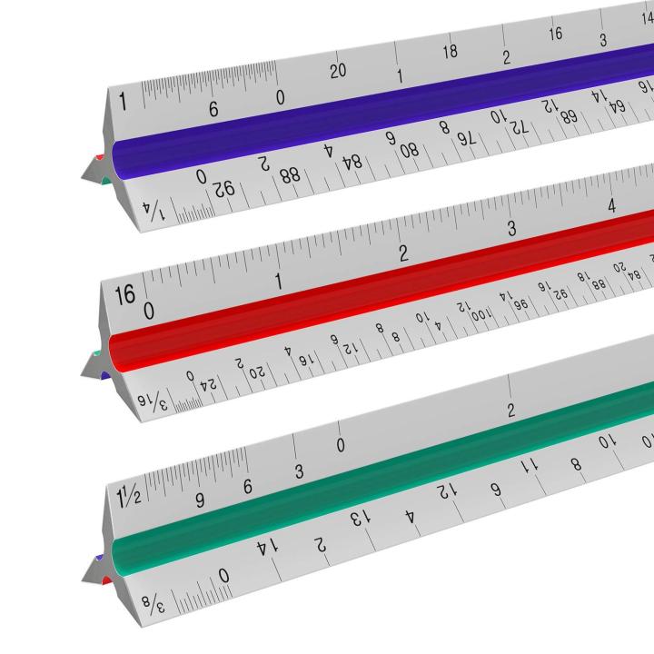 12%E2%80%9D%20Triangular%20Architect%20Scale%20Ruler%20-%20Image%202