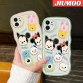 JIUMOO For VIVO Y30 vivo Y30i vivo Y50 Case Cartoon Cute Mickey Macaron Colorful Lovely Cream Wave Border Soft Clear Shockproof Phone Cases Creative Camera Transparent Casing Simple Gentle Protective Cover. 