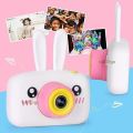 Kids Digital Camera Cute Rabbit Bear Cartoon Silicone Protective Case HD 1080P Video Digital Camera Toys for Children. 