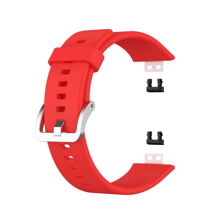 For Huawei Watch Fit TIA-B09 Silicone Watch Band(orange)