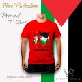 Free Palestine Tshirt , Premium Cotton T-Shirt - Palestine Slogan - EID Gift - 100% Cotton TShirt - Export Quality T-Shirts - Mens wear - Fashion -. 