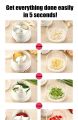 Mini Garlic Chopper, Multifunctional Hand Held Vegetable Chopper, Hand Pull String Food Chopper, Manual Food Processor. 