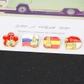 Spain Russia Turkey Singapore Flag Brooch Pins ES RU TR SG Barcelona Moscow Sivas Pins Demin Jacket Bag Pins Badge Jewelry Gift. 