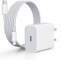 Original Apple 20W USB-C Power Adapter, iPhone Charger 20 Watt PD charger with Lightening Cable Fast Charging Capability, Iphone Type C Wall Charger. 