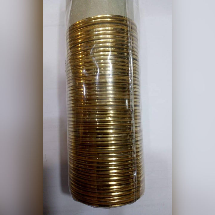 Plain Metal Bangles GOLDEN Color - 36.Bangles size.2