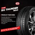 GTR TYRES BG THUNDER MAX | TUBELESS TYRES WITH WARRANTY | (1 TYRE PRICE). 