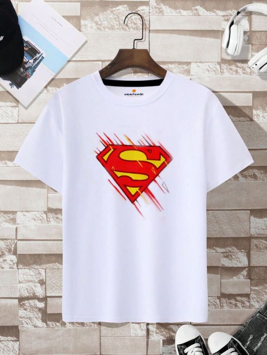 Galactic Hubs White Superman T-Shirt