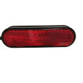 FG Universal Motorcycle Rear Reflector License Plate Light 3 LED Number Plate Light Tail Red Reflector. 