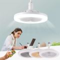 2in1 Ceiling Fan With Lighting Lamp With Remote Control E27 Converter Base For Bedroom Living Home Silent 30w. 