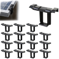 32Pc 35mm Solar Panel Water Drainage Clips,PV Modules Clips for Water Drain Photovoltaic Panel Water Drain Clips. 