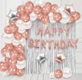 Rose Gold Birthday Theme Pack -48 Pcs. 