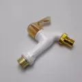 Plastic Water Tap  Universal Interface Quick Connector Home Bathroom Plastic Faucet Garden Irrigation Tool. 