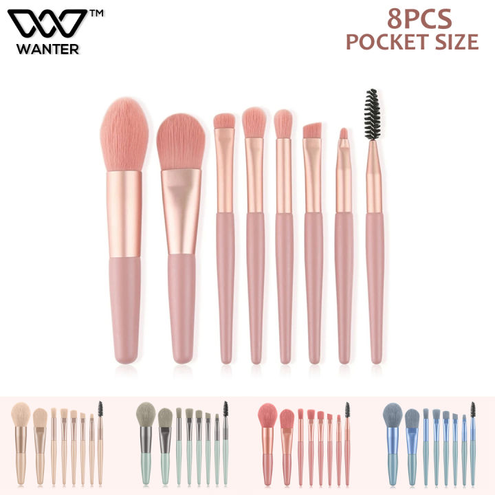 WANTER%208Pcs%20Makeup%20Brushes%20Set%20Makeup%20Brushes%208pcs%20Premium%20Synthetic%20Blending%20Face%20Eye%20Lip%20Makeup%20Kit,%20Professional%20Make%20Up%20Brushes%20Set%20for%20Foundation%20Eyebrow%20Concealer%20Brush%20Blush%20Eye%20Shadows%20Contour%20Powder%20Foundation%20Powder%20Cosmetics%20Makeup%20Brush%20Tools%20-%20Image%202