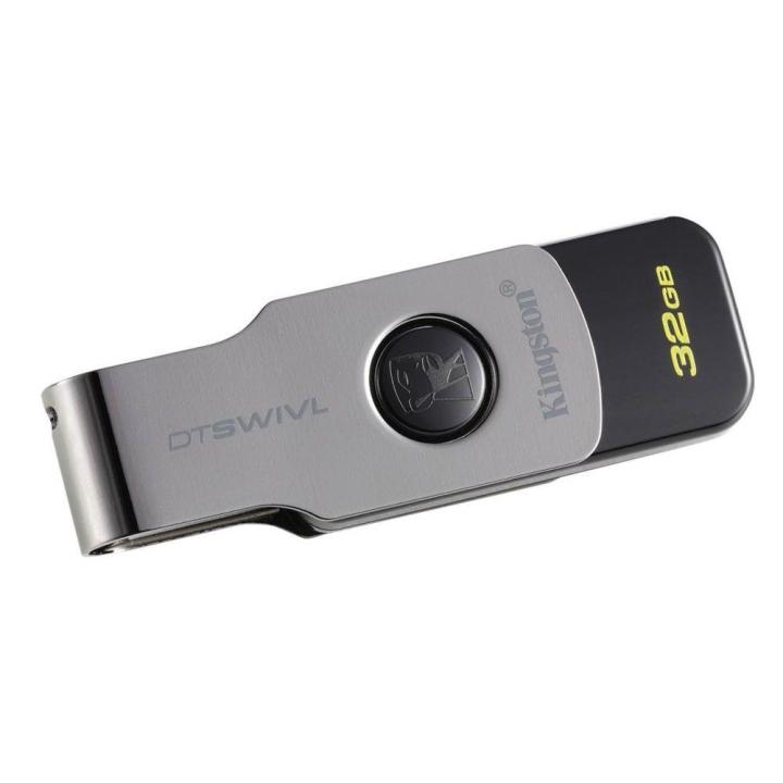 32GB DataTraveler SWIVL USB Flash Memory Stick Drive , 6-Months  WARRANTY