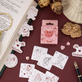 46PCS Cupid Series Aesthetic Stickers Album Diary Journal Phone Decorative Scrapbooking DIY Sticker. 
