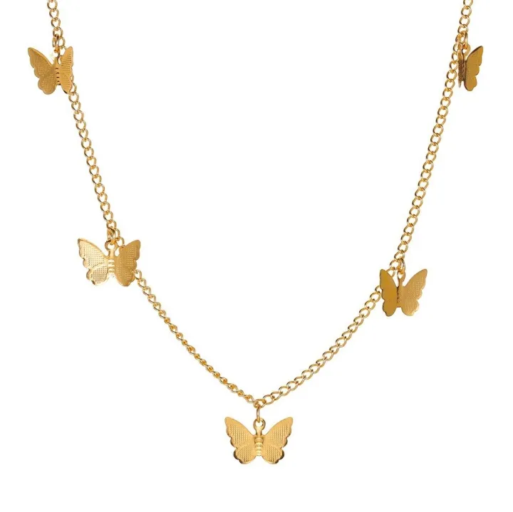 Statement%20Collar%20Female%20Chocker%20Best%20Shining%20Jewelry%20Butterfly%20Necklace%20%7C%20Gold%20Plated%20%7C%20Dainty%20Chain%20%7C%20Layering%20%7C%20Choker%20Necklace%20for%20Girls%20-%20Image%205
