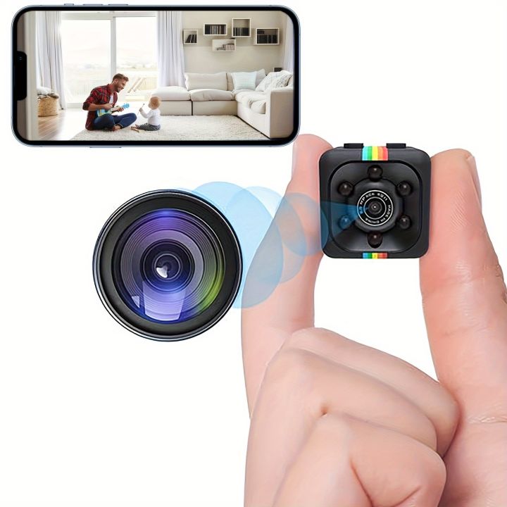 Mini Camera,Action camera， HD Audio And Video Recording, Night Vision Motion Detection, Small Dog Camera Nanny Camera