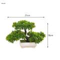 Artificial Bonsai Tree Potted Japanese Tree for Shelf Office Bathroom. 