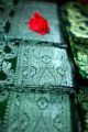 Afghani Dupatta – Jacquard Traditional Nylon Shawl for Girls – Lightweight Party Wear. 