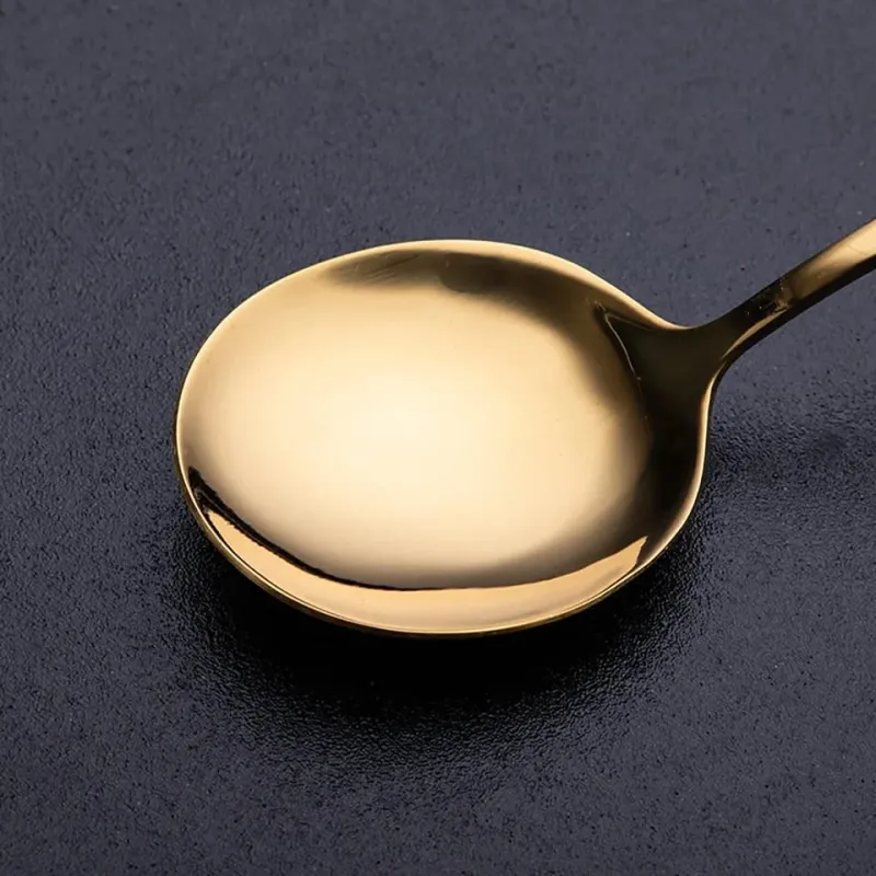 24-Piece Golden Cutlery Set