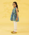 Sapphire Kids - Girls Embroidered Zari Lawn Frock. 
