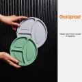 Studen Lunch Box/ Round Lunch Box 3-Sections 1.1 L with Lid/ Maya Round Lunch Box 3-Sections 1.1 L with Lid/ GoldPlast Maya Round Lunch Box 3-Sections 1.1 L-Made in Iran. 