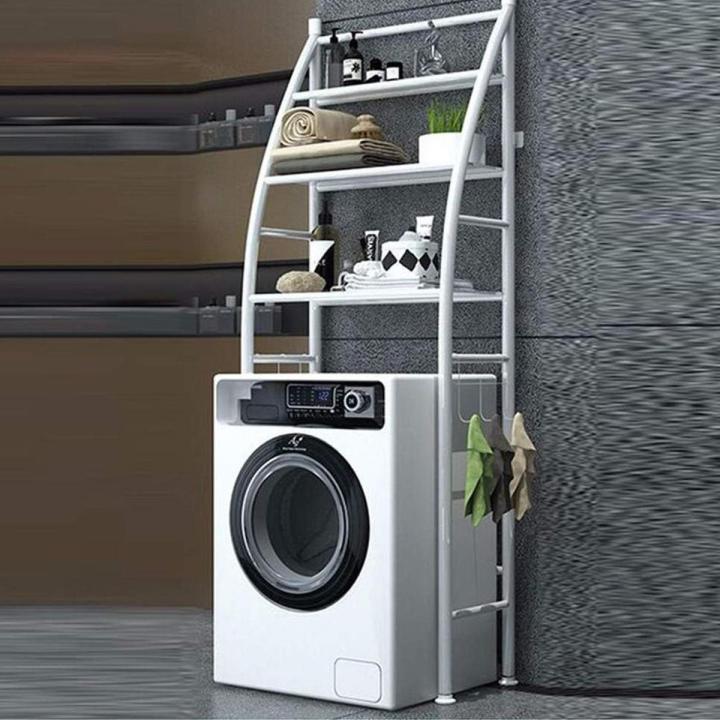 Over The Washing Machine Rack Tier shelf Space Saver Towel