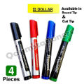Dollar Permanent Marker Multicolor 4 Pcs. 