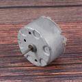 2X RF-500 TB-12560 DC 1.5 - 12 V 2700 U / MIN Idling speed 32 mm diameter DC motor silver. 