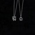 【Limited Stock】SpongeBob SquarePants Star Simple Necklace Men and Women Trendy Collarbone Chain Hip Hop in Cartoon. 