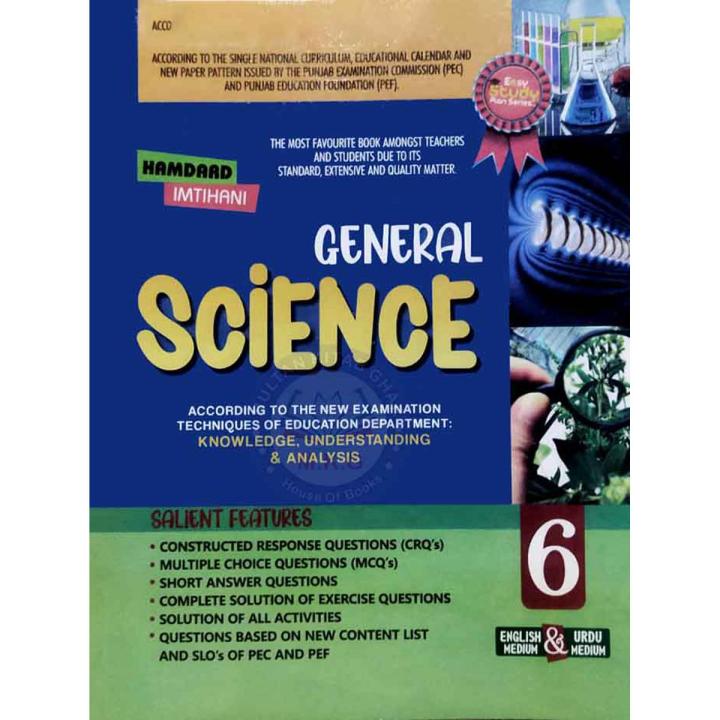 Imtihani General Science for 6th Class, Imtihani General Science for Class 6