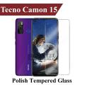 Tecno Camon 15 Tempered Glass Screen Protector Premium High Quality Polish Glass For Tecno Camon 15. 